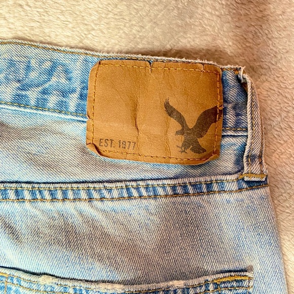 American Eagles Slim Straight Jeans Denim 100% Cotton Size US 26/28 - Pre-Loved - Picture 7 of 16